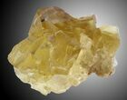 Yellow Cubic Fluorite - Cave-in-Rock, Illinois #32195-1